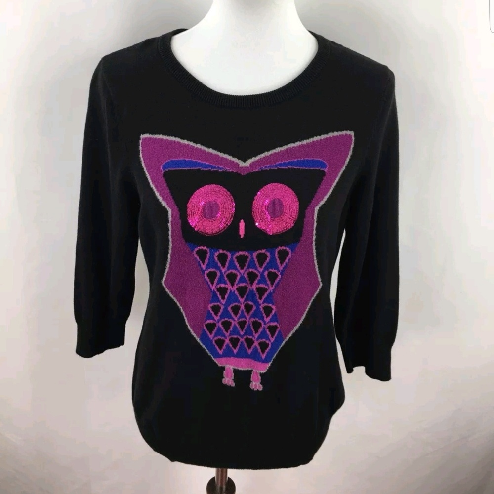 Cynthia Rowley Owl Sweater Size Medium